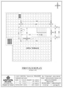 1325 Sq Ft 2BHK Single Floor at 3 Cent Plot, Free Plan, 17.5 Lacks