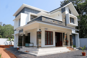 1701 Sq Ft 4BHK Contemporary Style Two Storey Home and Free Plan