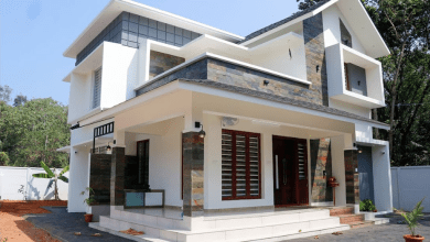 1701 Sq Ft 4BHK Contemporary Style Two Storey Home and Free Plan