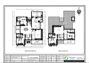 2773 Sq Ft 4BHK Box Type Two-Storey Home and Free Plan