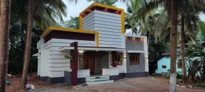 1156 Sq Ft 2BHK Modern Single Storey Home at 5 Cent Plot, Free Plan, 19 Lacks