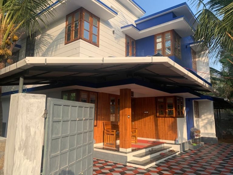 1887 Sq Ft 3BHK Two-Storey Home at 9 Cent Plot, Free Plan, 34 Lacks