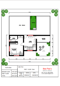 1940 Sq Ft 3BHK Two-Storey Home at 8 Cent Plot, Free Plan, 52 Lacks with Interior