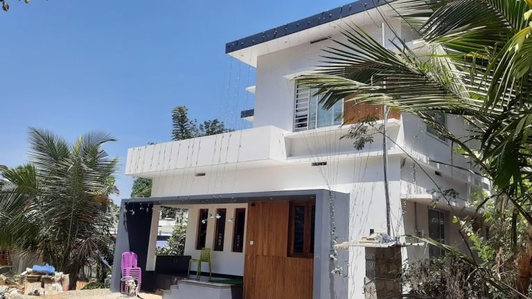 1518 Sq Ft 3BHK Two Storey Home at 5 Cent Plot, Free Plan, 29 Lacks
