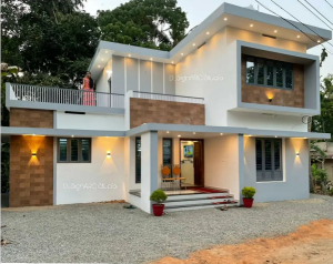 1380 Sq Ft 3BHK Home at 5 Cent Plot, Free Plan, 24 Lacks