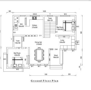 900 Sq Ft 2BHK Home at 4.25 Cent Plot, Free Plan, 14.5 Lacks