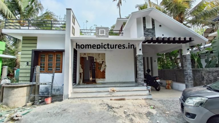 1195 Sq Ft 2BHK Home at 4.5 Cent Plot, Free Plan, 25 Lacks with Interior