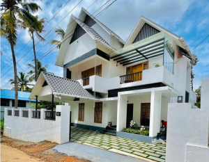 3300 Sq Ft 4 BHK Home at 7 Cent Plot, Free Plan, 72 Lacks