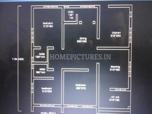 1180 Sq Ft 3 BHK Home at 10 Cent Plot, Free Plan, 17 Lacks