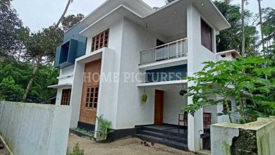 1534 Sq Ft 3BHK Two Storey Home at 14 Cent Plot, Free Plan, 24 Lacks