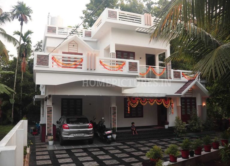 1700 Sq Ft 3 BHK Home at 10 Cent Plot, Free Plan, 46 Lacks