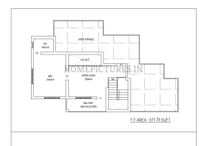 1665 Sq Ft 3 BHK Home at 5.5 Cent Plot, Free Plan, 26 Lacks