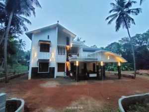 2400 Sq Ft 4 BHK Home at 25 Cent Plot, Free Plan, 55 Lacks