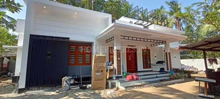 1385 Sq Ft 3 BHK Home at 10 Cent Plot, Free Plan, 20 Lacks