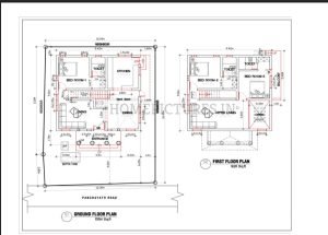 1982 Sq Ft 3 BHK Roman Style Beautiful Home at 7 Cent Plot
