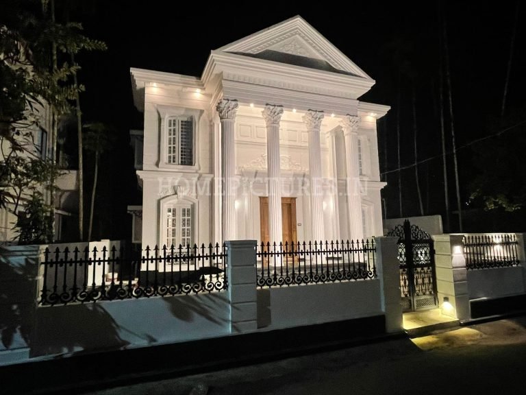 1982 Sq Ft 3 BHK Roman Style Beautiful Home at 7 Cent Plot
