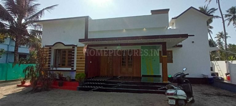 1300 Sq Ft 3 BHK Home at 10 Cent Plot, Free Plan, 18 Lacks
