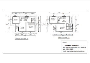 1350 Sq Ft 3 BHK Home at 3.1 Cent Plot, Free Plan, 45 Lacks
