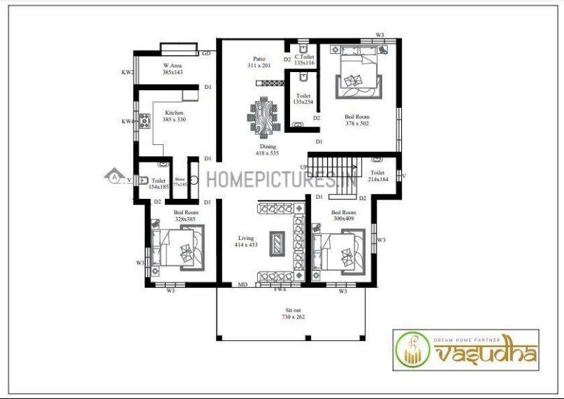1900 Sq Ft 3 Bedroom Home at 14 Cent, Free Plan, 40 Lacks
