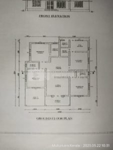 1750 sqft single floor House plan