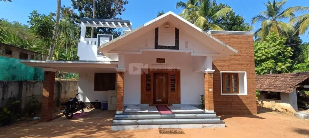 3 bedroom single floor house elevation