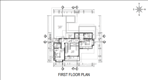 2600 Square Feet Traditional House in Plan