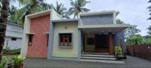 1200 Square Feet 2 Bedroom Fusion Style House