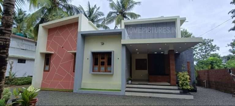 1200 Square Feet 2 Bedroom Fusion Style House