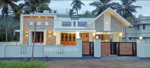 1619 Square Feet 2 Bedroom House at 7.5 Cent Plot