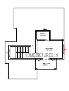 1590 Square Feet 3 Bedroom House at 6 Cent Plot