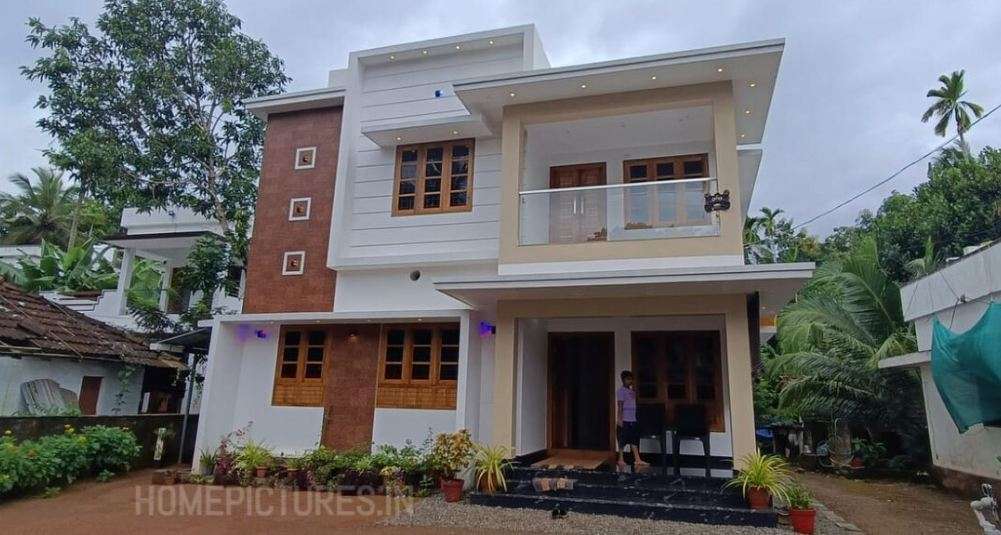 1852 Square Feet 4 Bedroom Two-Storey House, Free Plan