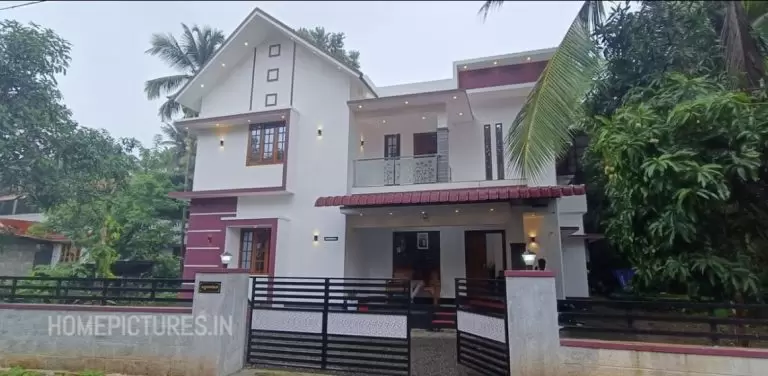 1856 Square Feet 3 Bedroom Contemporary Style House