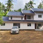 exterior elevation of a two storey house