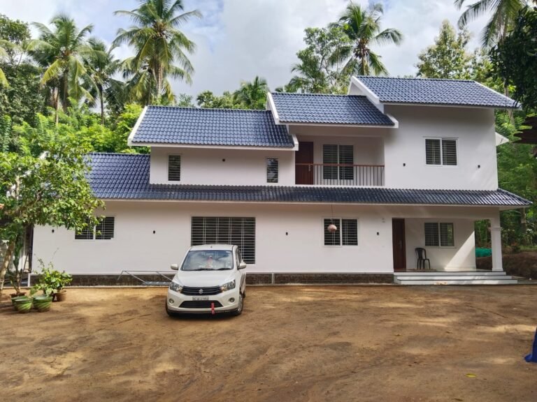 exterior elevation of a two storey house