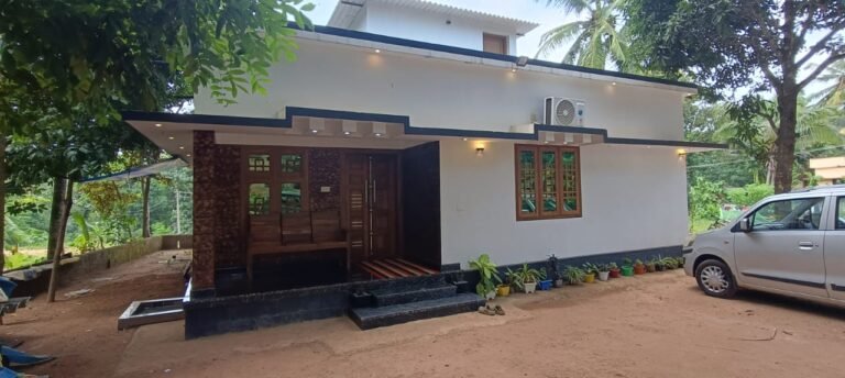 1100 sq ft budget home in kerala