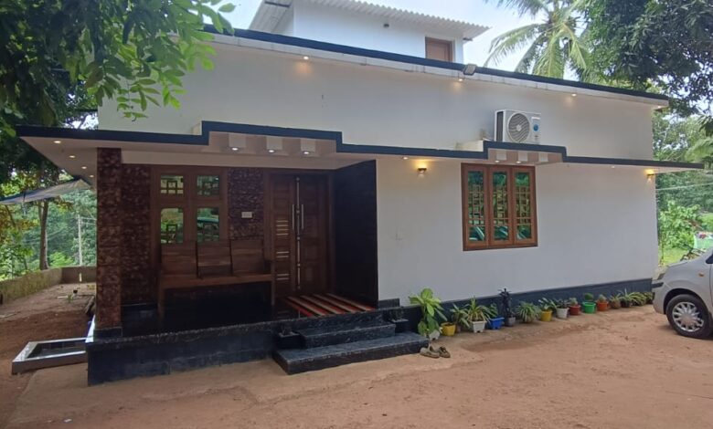 1100 sq ft budget home in kerala