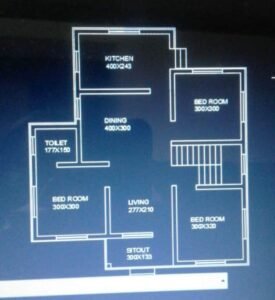 950 sqf house floor plan