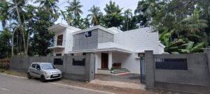 2313 sq ft House elevation At Thrissur