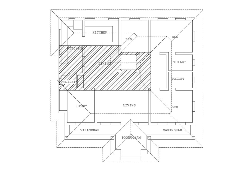 kerala house floor plan