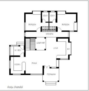 Shaiju's Nature friendly house at Thrissur