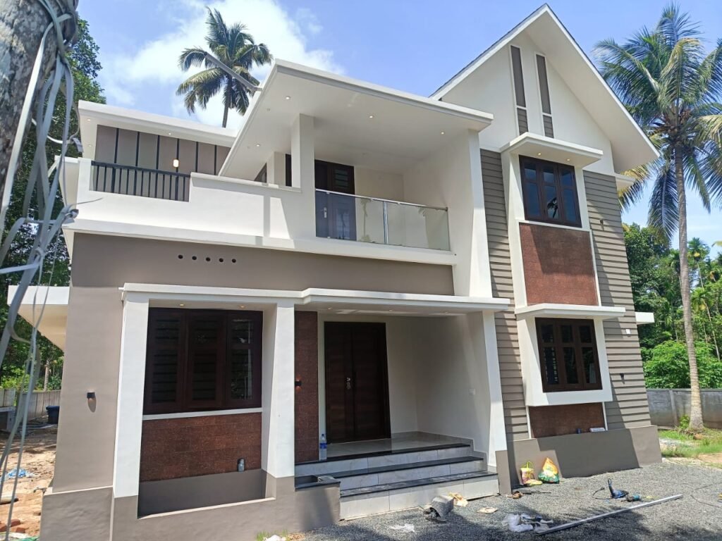 smartly designed house at Thrissur, Kerala