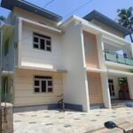 contemporary style double floor home at Thrissur