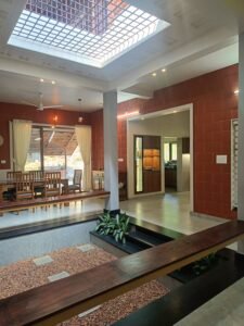 Kerala slop roof house