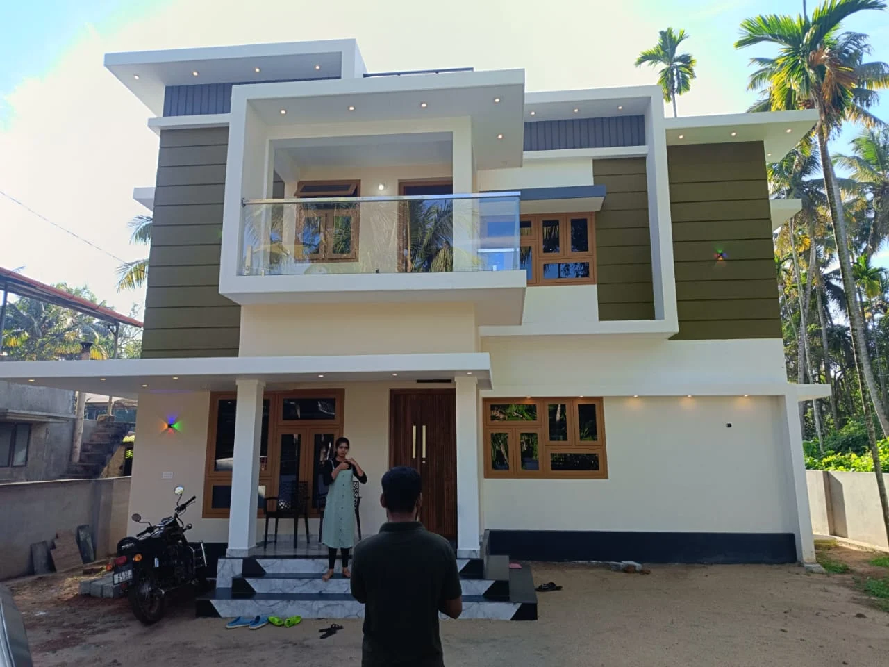 Contemporary House at Thrissur: A Modern Marvel in Kandassamkadavu