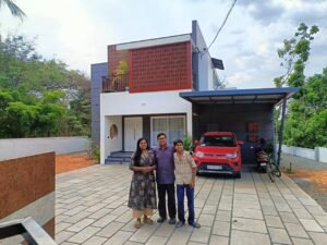 Kerala contemporary house elevation